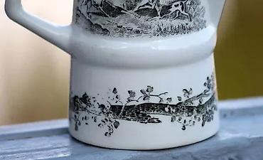 Staro posuđe i escajg: Vtg Villeroi & Boch Artemis Mettlacher Unterglasur posuda. LOVAČKI — 7