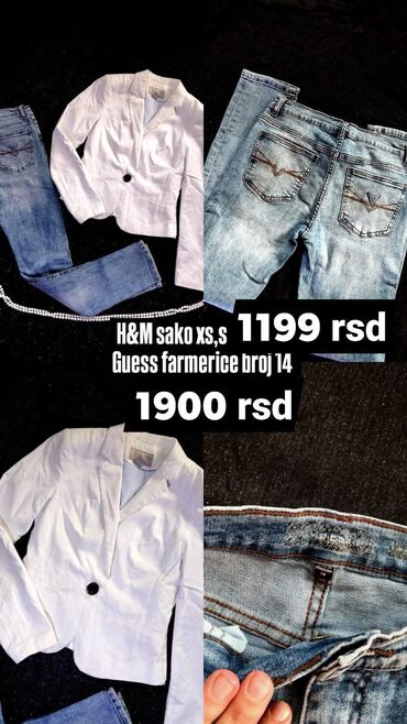 Ostala ženska odeća: Ženska odeća i obuća – više artikala: - Bela košulja, veličina S — 15