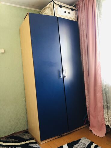 кровать трансформер 7 в 1: Двухъярусная детская кровать, Б/у, МДФ, цвет - Синий
