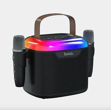 ipod mp3: Караоке колонка HOCO DS69 Vessel RGB с 2 микрофонами / Bluetooth — 2