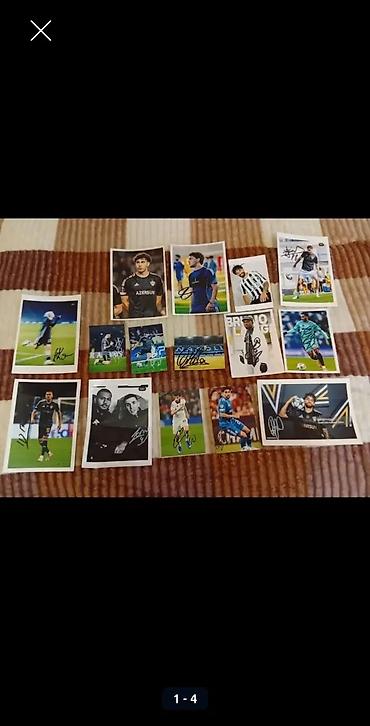 Futbol kolleksiya dəsti İmzalar 10 azn və sübut videoları var