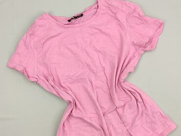 czarne t shirty z dekoltem v: Sinsay, Women`s T-shirt, size 2XS (EU 32)