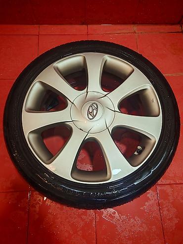 hyundai r17 disk: Hyundai orijinal 17" yüngül lehimli disk və təkər komplekti — 5