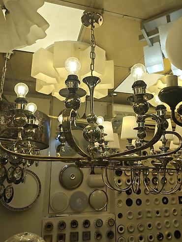 omid cilcıraq: Çılçıraq, 8 lampa, Metal — 3