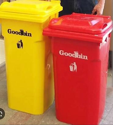 ucuz utu: “Goodbin” təkərli tullantı qutuları - Növ: Xarici və daxili istifadə — 4