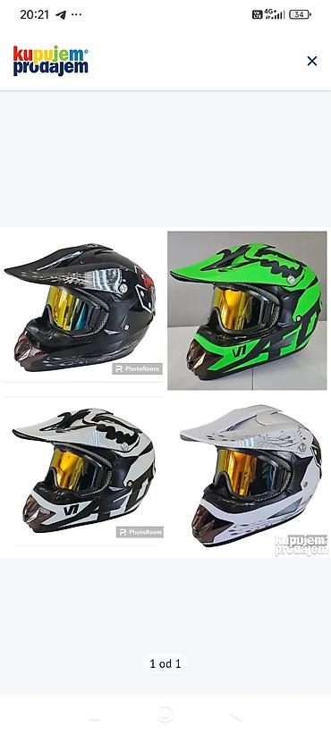 auto kamera 3 u 1: Kros/Enduro integralne kacige – više modela i dezena ZA CENE PITATI - — 7