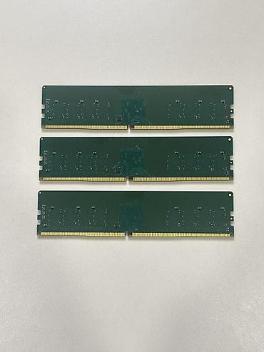 pc plata: Operativ yaddaş (RAM) Crucial, 16 GB, 3200 Mhz, DDR4, PC üçün, İşlənmiş — 2
