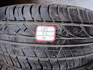 210 430: Шины 185 / 55 / R 14, Лето, Б/у, 1 шт, Легковые, Япония, Hankook — 1