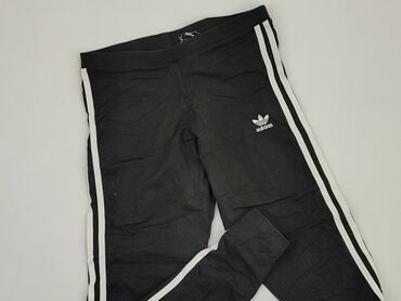 czarne luźne t shirty: Sweatpants, Adidas, L (EU 40), condition - Good