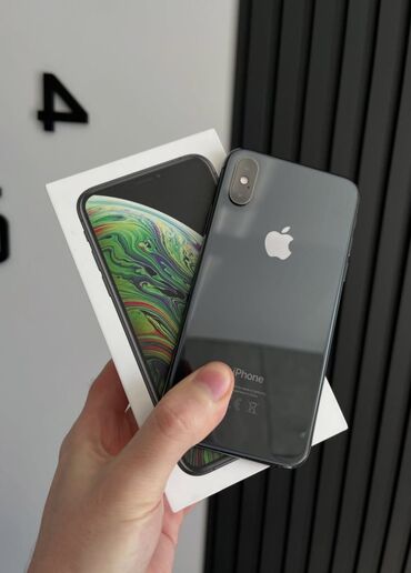 iphone xs dubay: IPhone Xs Max, 256 GB, Black Titanium, Zəmanət, Kredit, Barmaq izi