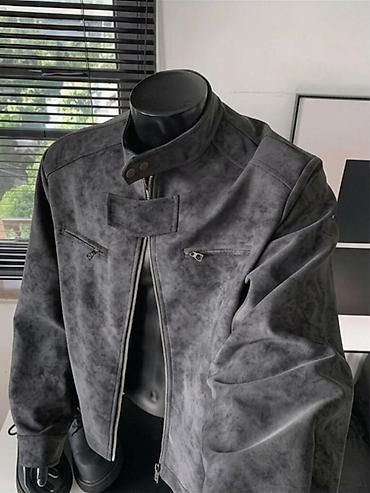 курткы: Мужская куртка Harrington в американском стиле - Материал: плотная — 2