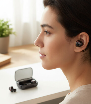 Qulaqcıqlar: Yeni Simsiz (Bluetooth) Qulaqcıqlar, rəng - Qara -da lalafo.az — 13 Qulaqcıqlar: Yeni Simsiz (Bluetooth) Qulaqcıqlar, rəng - Qara — 13