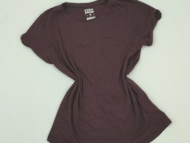 spódnice eko skóra bordowa: T-shirt, FBsister, S, stan - Bardzo dobry
