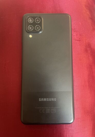 сотовый телефон fly ff248: Samsung Galaxy A12, 64 ГБ, цвет - Черный, Отпечаток пальца, Две SIM карты