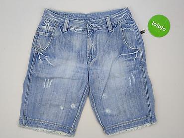 modne jeansy cropped: Denim, Szorty dla mężczyzn, rozmiar XS — 2