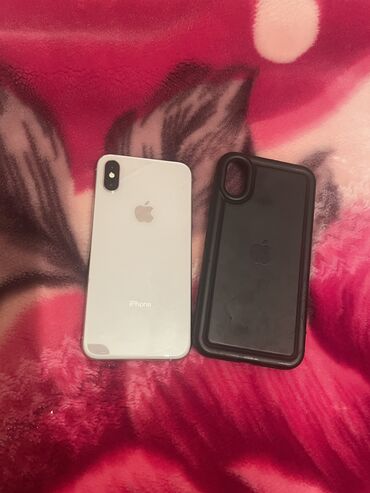 цум телефонов: IPhone Xs, Б/у, 64 ГБ, Белый, Чехол, 74 %