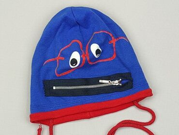 niebieska czapka: Czapka, 42-43 cm, stan - Bardzo dobry