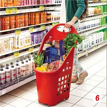 Покупательские корзины: Аксессуары для магазина. Ценники, рамы, корзины, контейнеры В наличии — 5