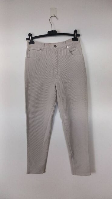zenske pantalone od viskoze: L (EU 40), Visok struk, Drugi kroj pantalona