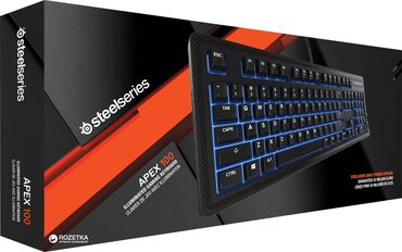 наклейки клавиатуры: SteelSeries APEX 100 позиционируется как удобное игровое оборудование