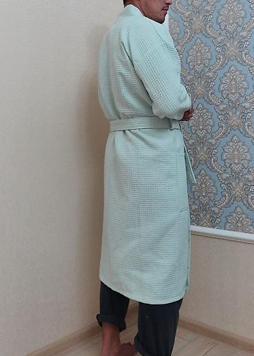 Домашние костюмы: Мужской вафельные/махровын халаты Женский вафельные/махровые халат at lalafo.kg — 7 Домашние костюмы: Мужской вафельные/махровын халаты Женский вафельные/махровые халат — 7