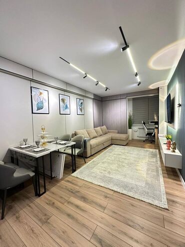 лермантова жибек жолу: 3 комнаты, 77 м², Элитка, 6 этаж, Дизайнерский ремонт