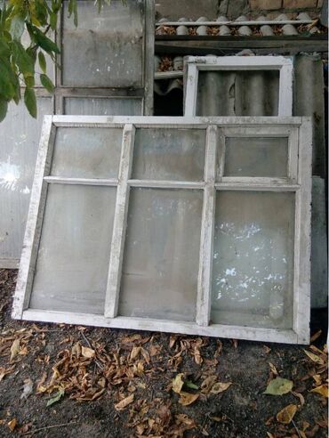 Окна: Деревянное окно, цвет - Белый, Б/у, Самовывоз