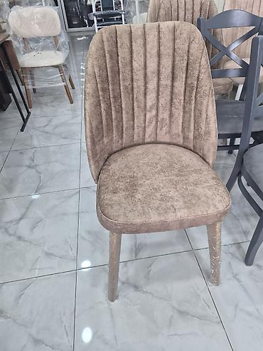kafe ucun stullar: Mətbəx üçün, Yeni, Qatlanmayan, rəng - Bej Stul — 2