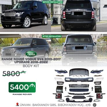 w211 disk: Range Rover Vogue 2013-2022 restayling body kit C 203-204 205 /