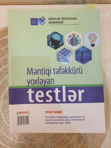 müşfiq əliyev məntiq 5 8 v Azərbaycan | Kitablar, jurnallar, CD, DVD: Mentiq Testi