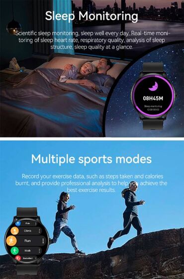 Ručni satovi: Nov pametni sat sa dva kaiša silikonskim i metalnim. Širina kaiša je — 9