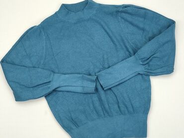 turkusowy t shirty: Sweter, M, stan - Dobry