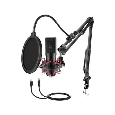 студийные микрофоны: Fifine T732 Стационарный микрофон высокого качества, известной фирмы