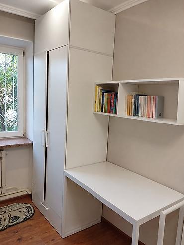 silver kitchen: Детская/подростковая мебель в едином стиле (белый цвет, лаконичный — 3