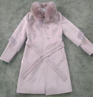 кожаные куртки женские бишкек: Пальто, Осень-весна, Драп, По колено, С поясом, S (EU 36)