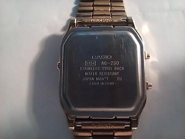 aple saat: İşlənmiş, Qol saatı, Casio, rəng - Qızılı — 2