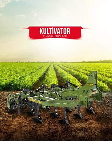 aqrar kend teserrufati texnika traktor satış bazari: Kultivator 11 ayaqlı Hisarlar - Türkiyə istehsalı Rəsmi zəmanət ilə