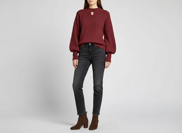 sweter w truskawki stradivarius: Stradivarius, Sweter damski, rozmiar S