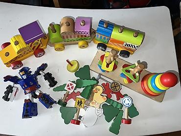 oformleniya toy: Набор деревянных развивающих игрушек для детей, за всё 1300 сом — 2