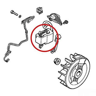 tomos puch: Bobina paljenja (ignition coil) za kineske skutere i ATV vozila 4T — 2