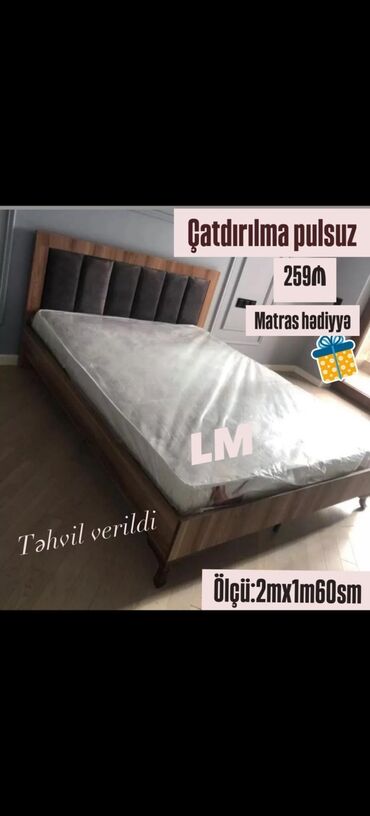 Çarpayılar: Yeni, İkinəfərlik çarpayı, Bazasız, Matras ilə, Siyirməsiz, Rusiya