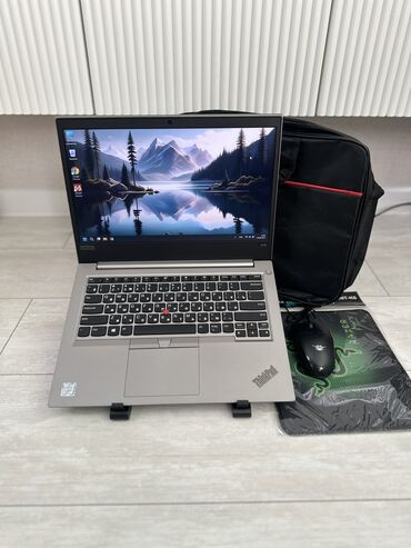 thinkpad t480: Ноутбук, Lenovo, 8 ГБ ОЗУ, Intel Core i5, 13.3 ", Б/у, Для работы, учебы, память NVMe SSD
