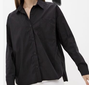 одежда в рассрочку: Оверсайз кара рубашка оптом цена 450 размер 44 до 60 качество жакшы
