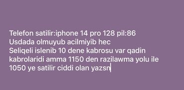 Apple iPhone: IPhone 14 Pro, 128 GB