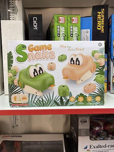 крокодилы: Интерактивная настольная игра **Game Snake** для детей **6+**. Яркая — 1
