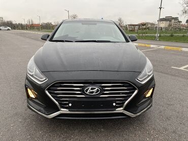 черный hyundai: Hyundai Sonata: 2018 г., 2 л, Автомат, Газ, Седан