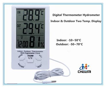 otaq temperaturu olcen: Termometr Şunursuz termometr yeni gələn məhsuldur Otağın tempraturunu