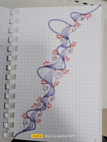 Şəkillər, tablolar: Məhsul: Əl işi qrafik rəsmlər və ornament sketçləri Təsvir: - Ağ — 2