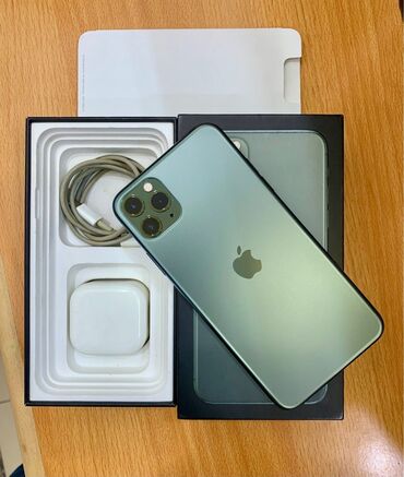 Apple iPhone: IPhone 11 Pro, 256 GB, Space Gray, Zəmanət, Face ID, Sənədlərlə
