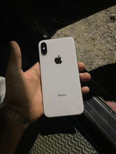 айфон хс макс 256: IPhone X, Колдонулган, 256 ГБ, Ак, Коргоочу айнек, 92 %